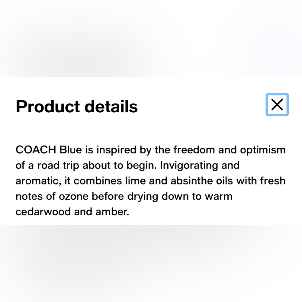 New 2020 Coach NewYork Blue Gradient Perfume Bottle e60ML 2FL.Oz . - Picture 6 of 13